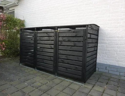 "Mülltonnenbox "Vario III" für 3 Tonnen, anthrazit image"