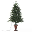 Weihnachtsbaum 150cm Tannenbaum 100 LEDs 668 Spitzen