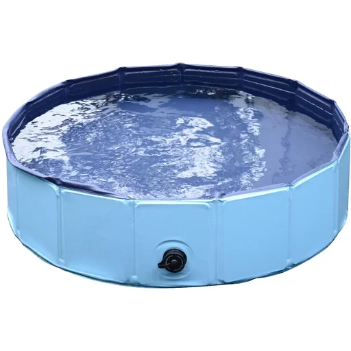 "Hundebadewanne Hundepool 120 x 30 cm blau image"