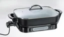 Keramik Multi-Buffetpfanne, 1500 Watt, mit Glasdeckel