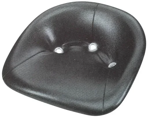 Sitzschale aus Metall, gepolstert - wetterfest