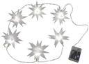 LED Lichterkette mit 3D Sternen