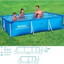 Rahmen Schwimmbad Deluxe Splash Steel Pro 300x201x66cm