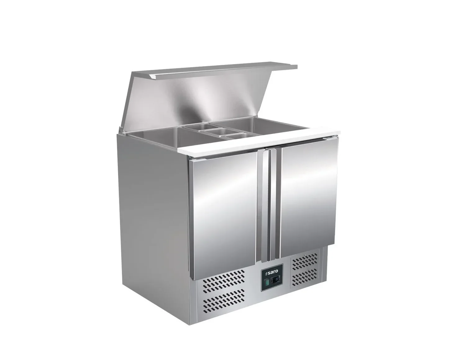 Saro Saladette, Zubereitungstisch - 2 Türen, Modell BALDUR S 900