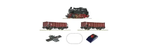 "Analog Start Set: Dampflokomotive Baureihe 80 mit einem Güterzug der Deutschen Bundesbahn image"