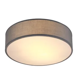 Deckenleuchte - Grau - Stoff - Ø38cm