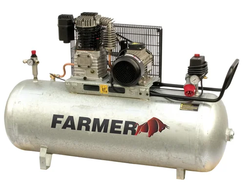 "Kompressor 550-200 Z PRO liegend - 400 Volt 10 bar, verzinkt image"