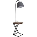 Stehlampe mit Tisch