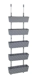 Türregal "Adria", 5 Etagen, Grau