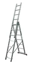 CORDA Vielzweckleiter, 3 x 11 Sprossen