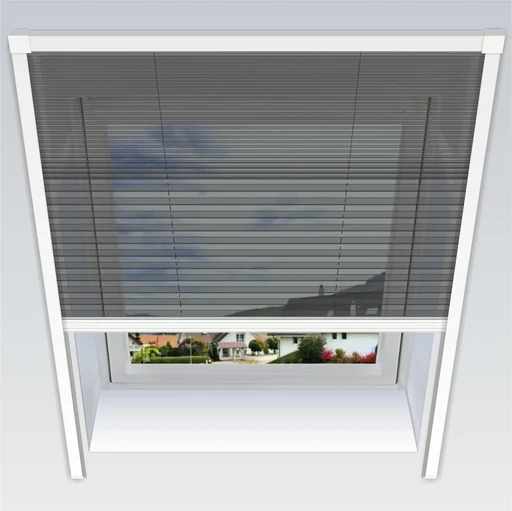 "Uno-Insektenschutz-Plissee, 114 x 160 cm für Dachfenster image"