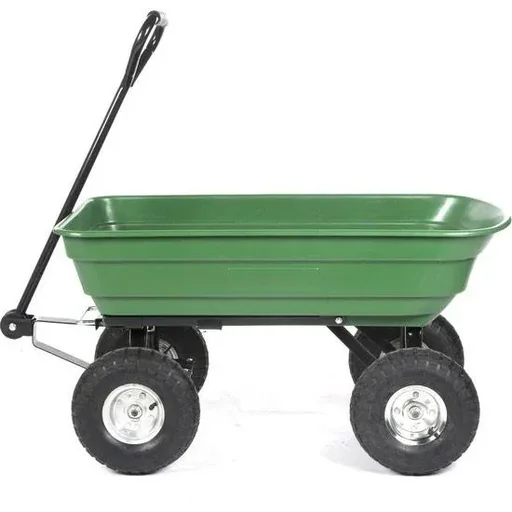 "Gartenwagen - 75 l - Kippfunktion - max 200 kg - Luftreifen - Griff mit Griff image"