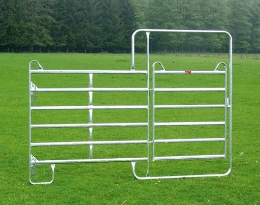 "Weidepanel Panel-6, 3,60 m breit mit Tor, 2,20 m hoch image"