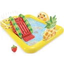 Aufblasbares Kinderbecken - mit Rutsche - Obst - 244 x 191 x 91 cm