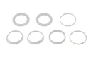Siphondichtung-Sortiment, Silikon, 1 1/2" x 40 mm, für Spültisch, 7 Stück