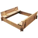 Sandkasten quadratisch imprägniertes Holz