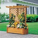 Rankkasten mit Pergola