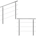 Geländer - Edelstahl - 120 cm - 3 Streben