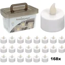 Set Teelichter LED - XXXL SET mit 168 Stück - INKLUSIVE Batterien