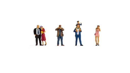 "Hochzeitsgäste, 4 Figuren, Spur H0 image"