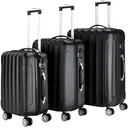 Kofferset Business ABS schwarz 3-teilig 42L + 66L + 98L