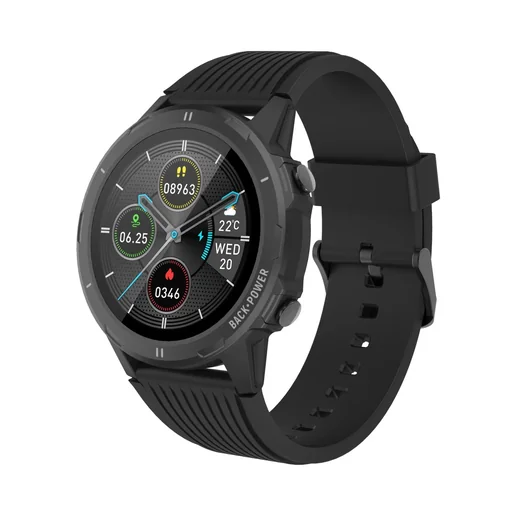 "Bluetooth-Smartwatch mit Herzfrequenz- und Körpertemperatur-Sensor image"