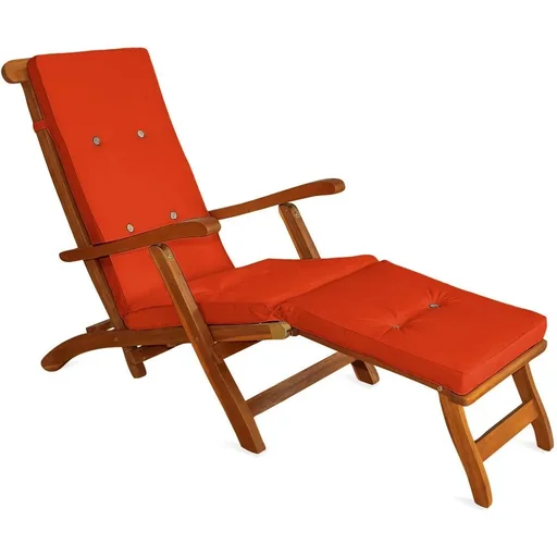 "Gartenkissen - Für Liege - Orange - 173x43x6cm image"