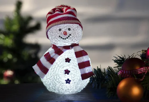 "Schneemann - Figur mit Farbwechsel LED image"