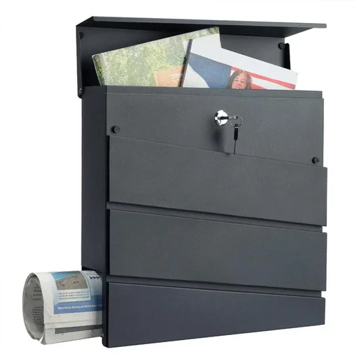 "Design-Briefkasten in Anthrazit image"