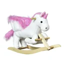Schaukeltier Schaukelpferd Kinder Schaukel magisches Einhorn-Design mit Musik für Kinder für 18-36 Monate Baby Plüsch