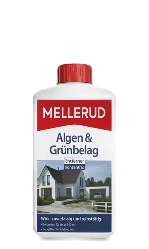 "Algen & Grünbelag Entferner Konzentrat 1 L, reicht für ca. 100-150 m² image"