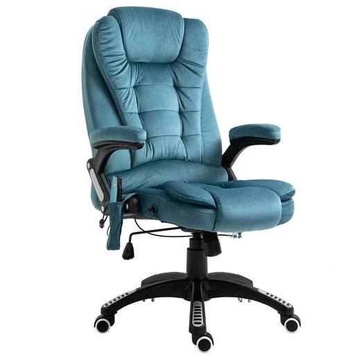 "Massagesessel Chefsessel mit Massagefunktion höhenverstellbarer Drehstuhl ergonomischer Gamingstuhl Bürostuhl massage Bl image"