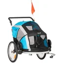 2-in-1 Hundeanhänger Hundebuggy kl