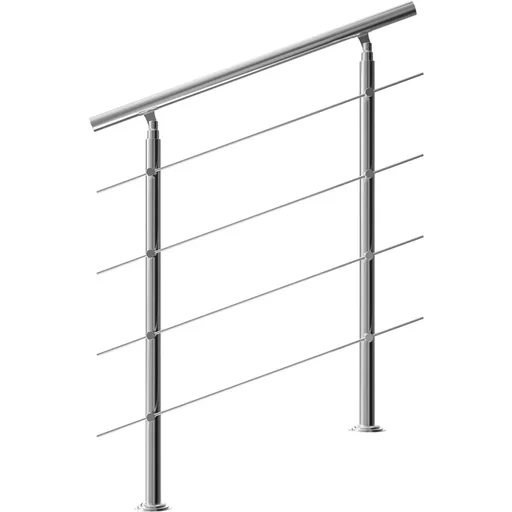 "Handlauf Edelstahl - 3,3ft - 4 Stringer image"