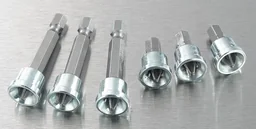 Schrauber- Bit Satz 6-teilig mit Tiefenstopp für Gipskartonplatten