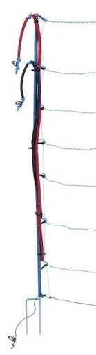 "Wolfsnetz TitanNet Premium Vario, 50 m, +/- weiß/blau, 122 cm, Doppelspitze image"