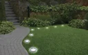 LED Solarleuchte Disk Lights - 4 Stück