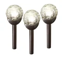 Solar Glasmosaik Gartenleuchte 3er Set