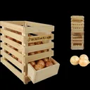 Holz- Zwiebelkiste