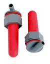 Ersatzventil mit Sauger, 100 mm, rot, 2er-Pack