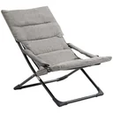 Klappstuhl mit Auflage abnehmbar Gartenstuhl Campingstuhl Liegestuhl Sitzmöbel Garten Terrasse Balkon Textilene Stahl Gr