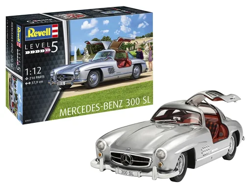"Modellbausatz Mercedes Benz 300 SL im Maßstab 1/12 - 214 Teile image"