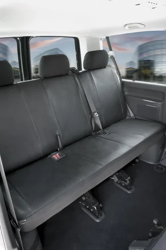 "Passform Sitzbezüge für VW T5für 3er Bank aus Kunstleder ab BJ 04/2003 bis 06/2015 image"