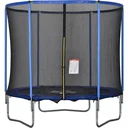 Trampolin mit Sicherheitsnetz blau, schwarz