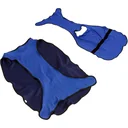 Hunde Kühlweste Kühljacke Cooling Vest schnelle Abkühlung Polyester Blau Ø50 x 50 cm