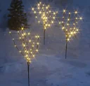 LED Bäume mit warmweißen LEDs - 3 Stück