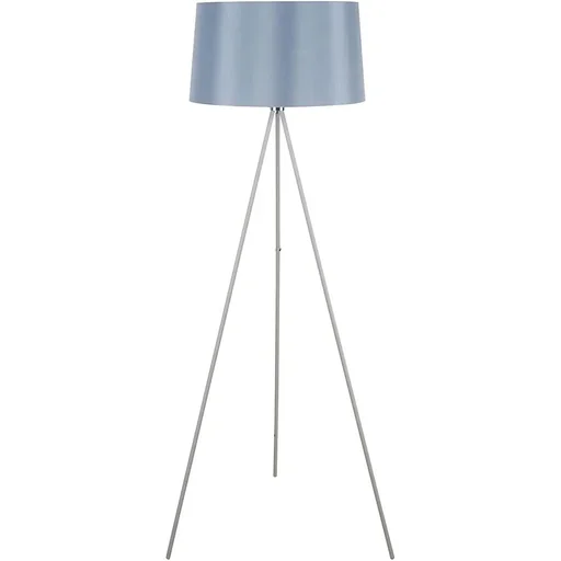 "Stehlampe Tripod Schlafzimmer Standleuchte Stehleuchte 40W Metall grau ?48 x 156 cm image"