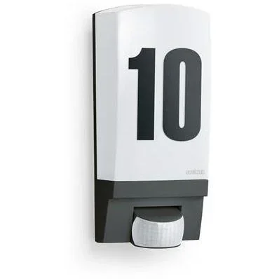 "L1 Außenwandleuchte - 60W - E27-Fassung - Bewegungssensor - Wasserdicht IP44 - Schwarz image"