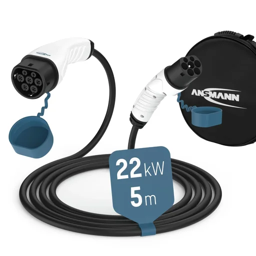 "Autoladekabel 22KW TYP2 MODE 3 32A 500cm image"