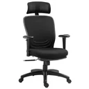Bürostuhl Schreibtischstuhl Computerstuhl PC Stuhl Home-Office-Stuhl mit Wippenfunktion Kopflehne Fußstütze höhenverstel